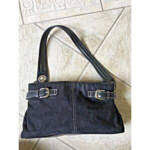 Tommy Hilfiger Medium Black Hobo Shoulder‎ Bag Purse